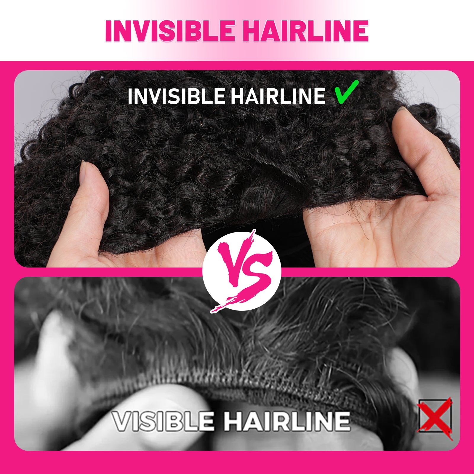 Vallbest Water Wave Half Wig Invisible Hairline Beginner Friendly