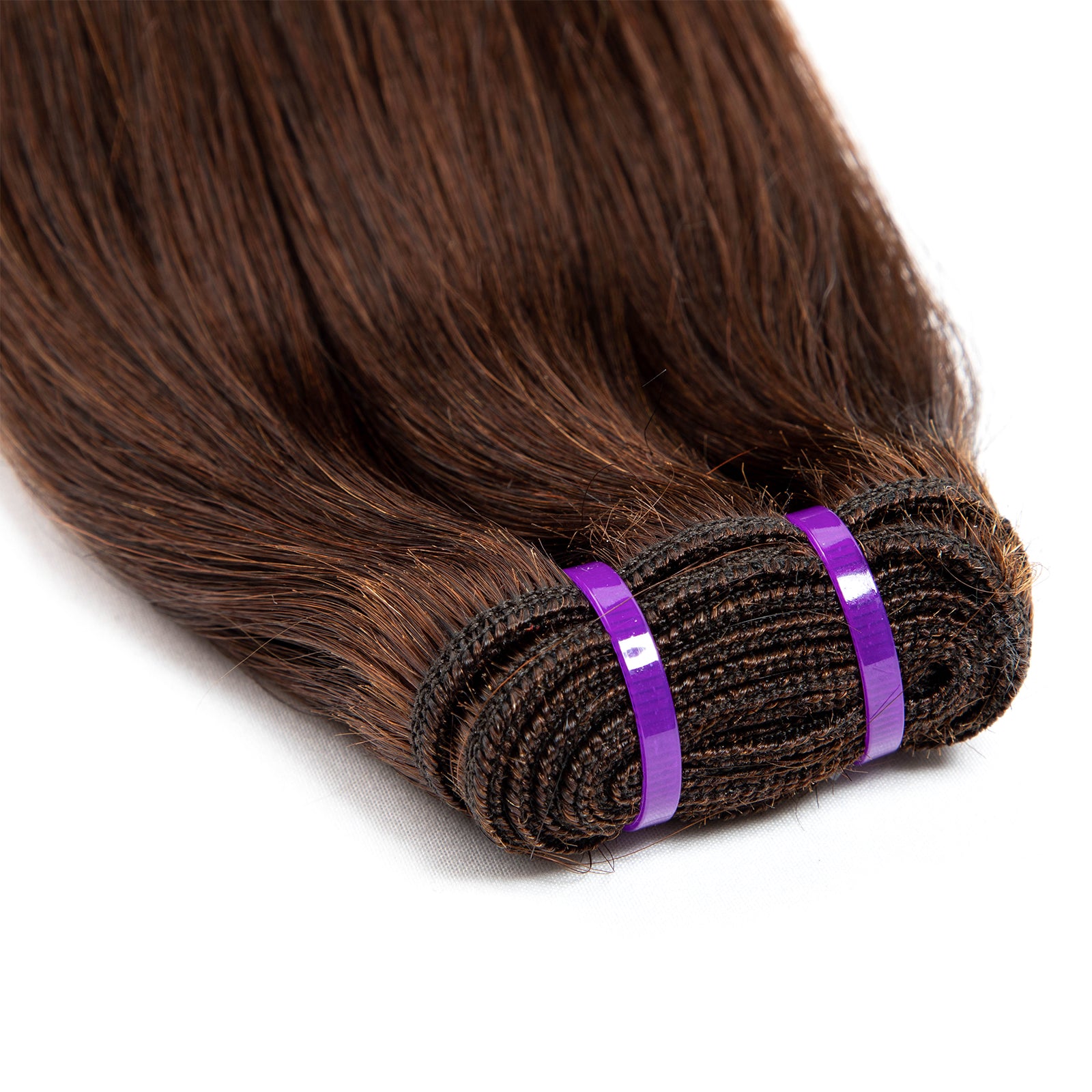 Vallbest #4 Brown Straight Hair 3 Bundles 100% Virgin Human Hair Extensions