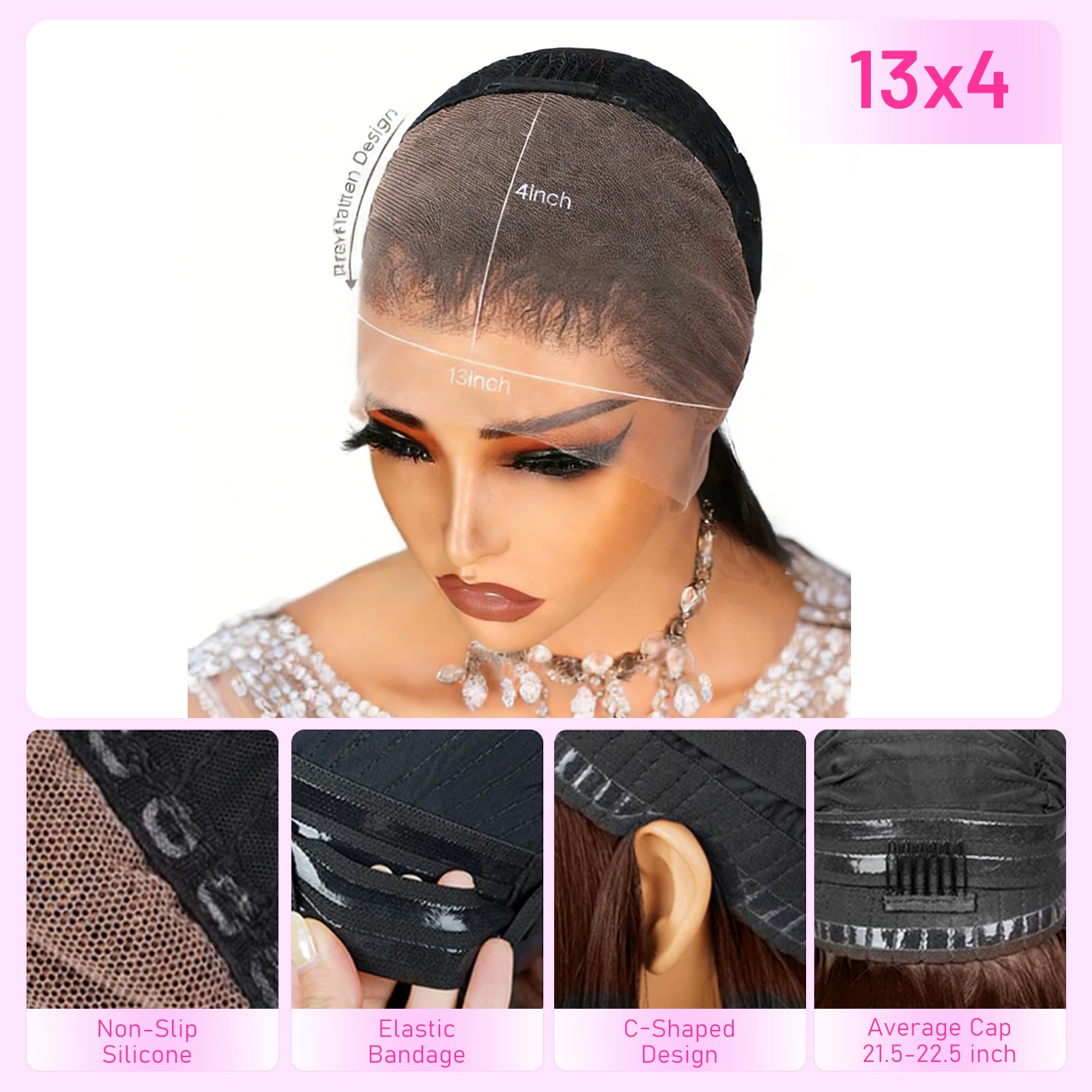 13x4 Ear To Ear Pre-Everything Lace Front Straight Wig