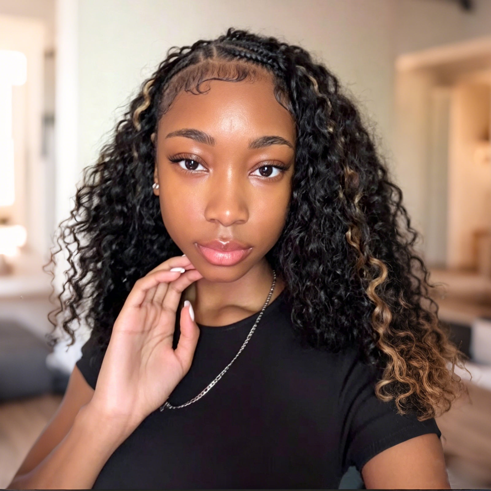 VALLBEST Pro-Mix Bundle Deal Burmese Curly Crochet Hair Natural Black + 1 Color