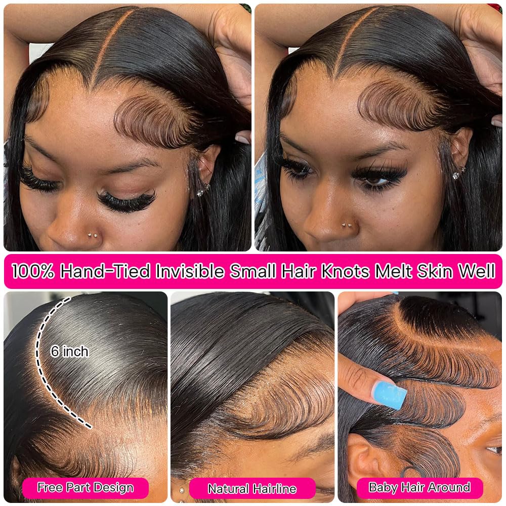 Silky Bob Ear-to-Ear Glueless 13x6 Frontal HD Lace Short Bob Wig