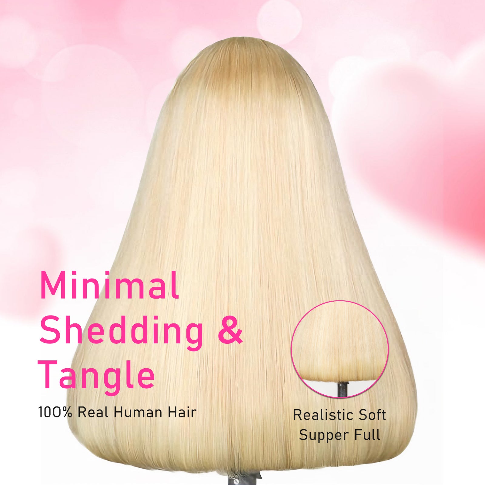 613 Blonde Straight Lace Front Wigs 13*4 Frontal Brazilian Vallbest Human Hair