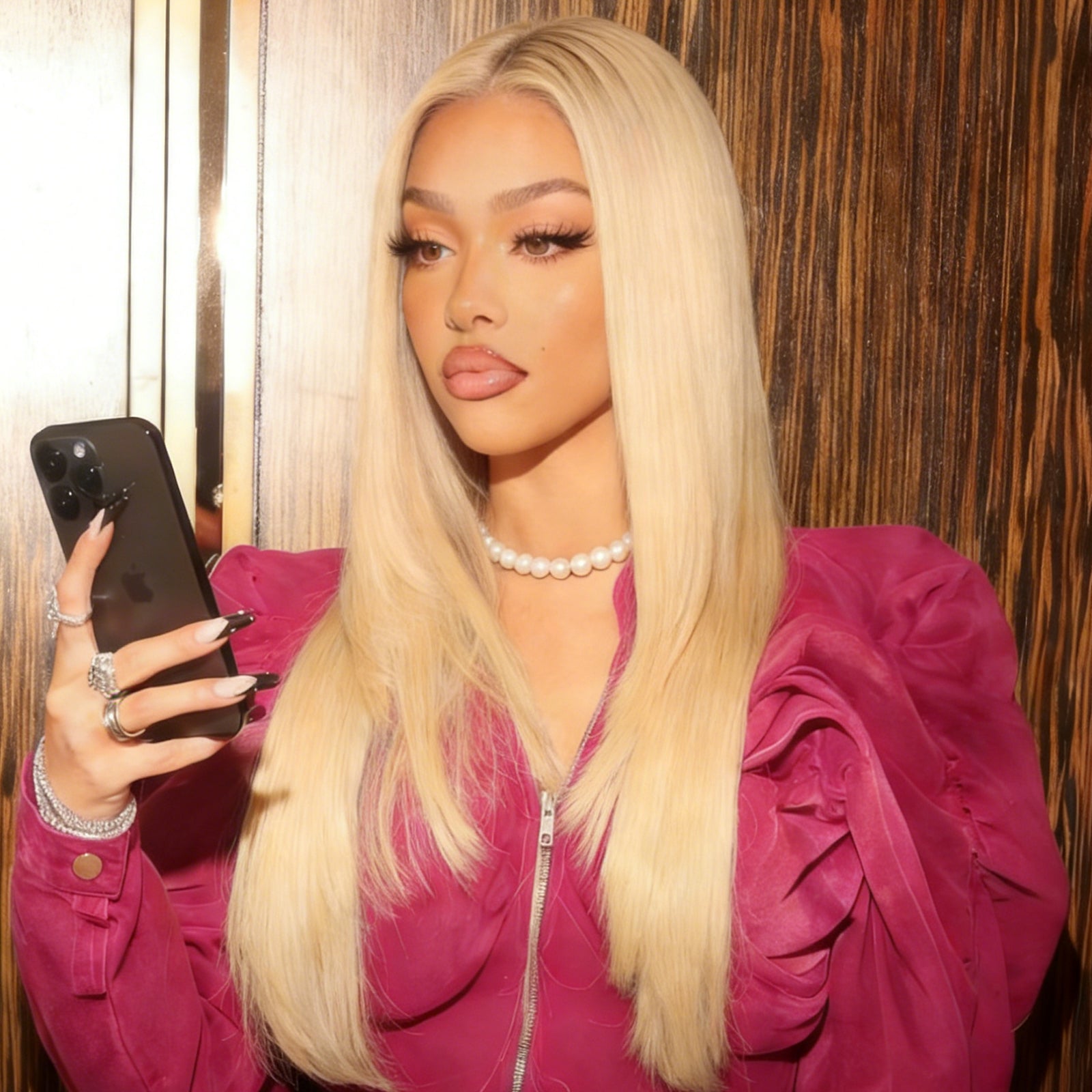 613 Blonde Straight Lace Front Wigs 13*4 Frontal Brazilian Vallbest Human Hair