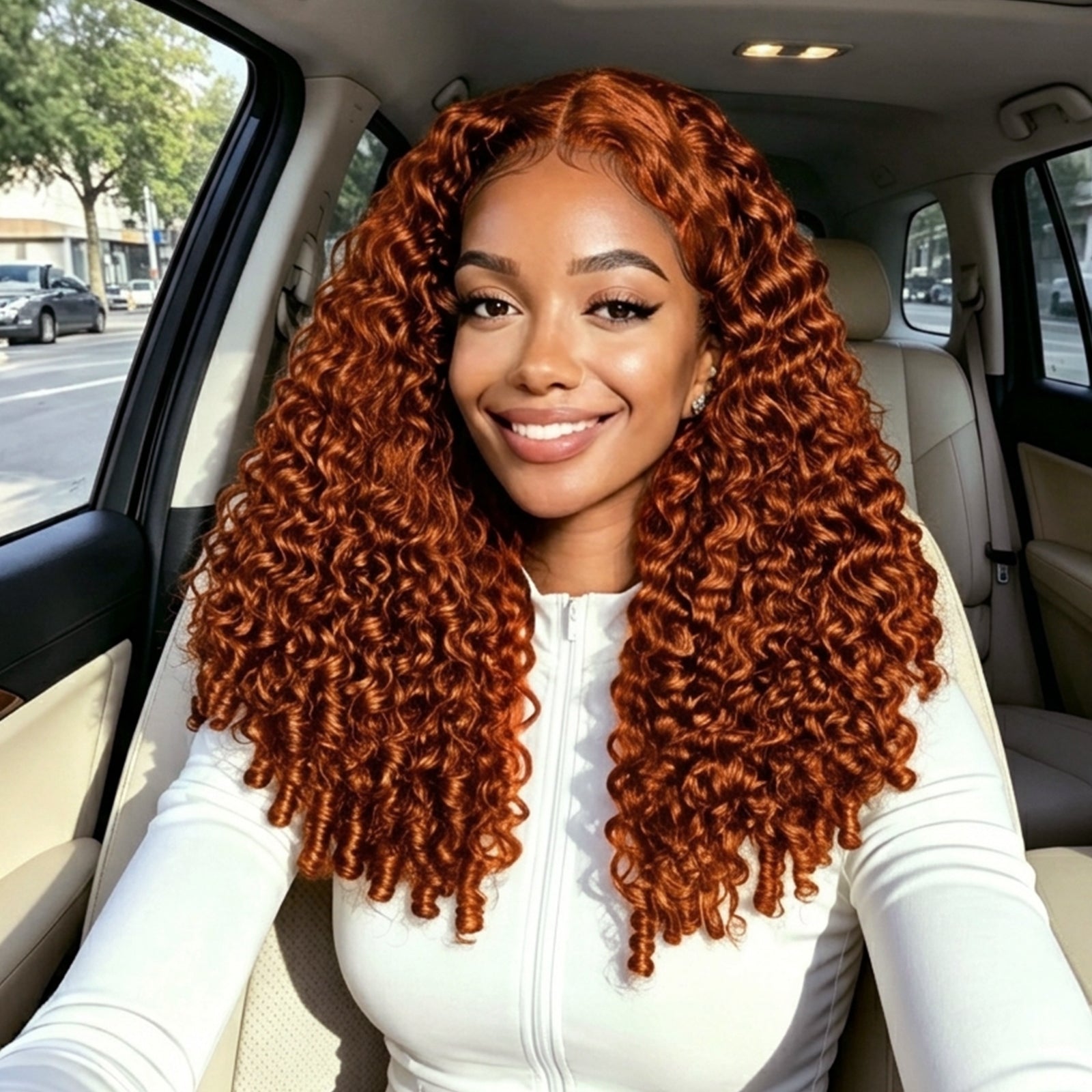 VALLBEST Ginger Burmese Curly Crochet Human Hair | Miracle Knots