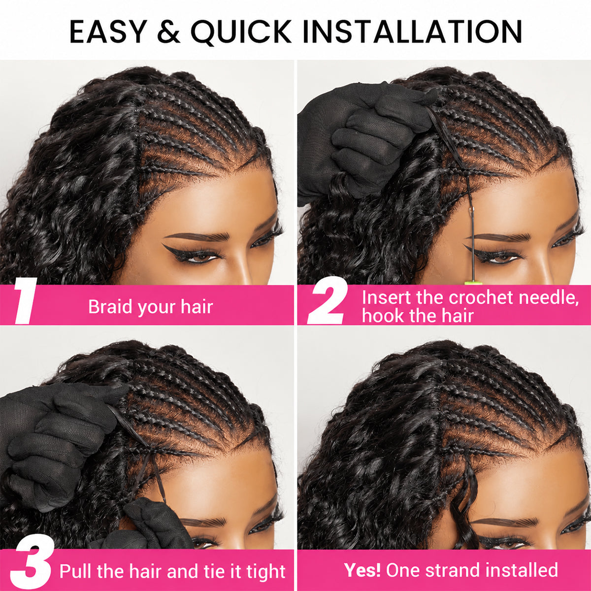 Vallbest Burmese Curly Crochet Hair Machine Made Feather Crochet Human Hair Extension