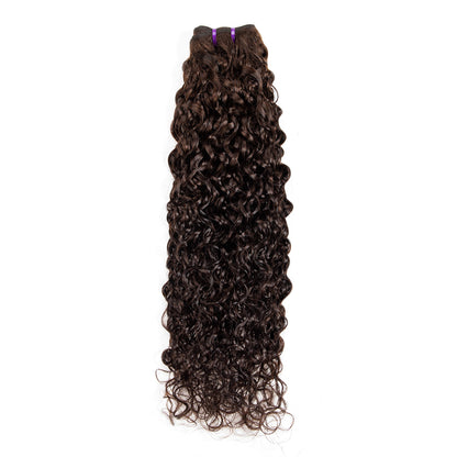 Vallbest #4 Brown Straight Hair 3 Bundles 100% Virgin Human Hair Extensions