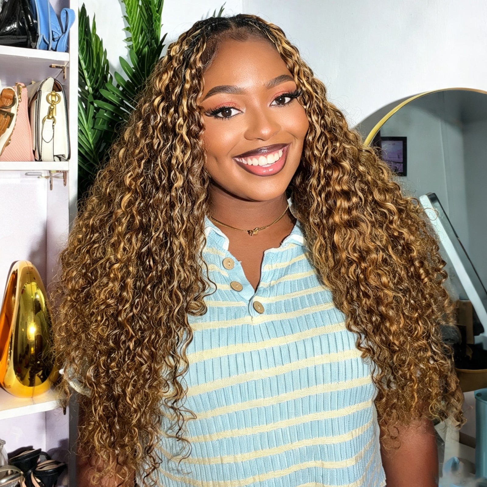 VALLBEST Burmese Curly Crochet Human Hair for Boho Braids