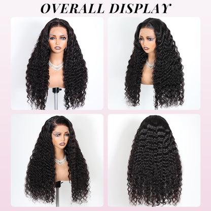 13x4 Water Wave Lace Front Wigs Human Hair