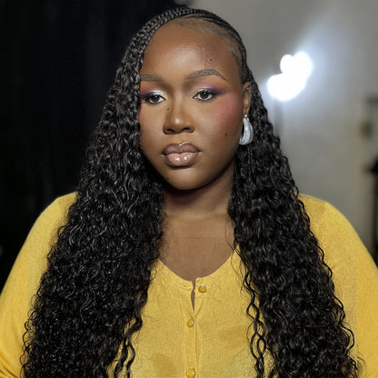 VALLBEST Burmese Curly Crochet Human Hair for Boho Braids