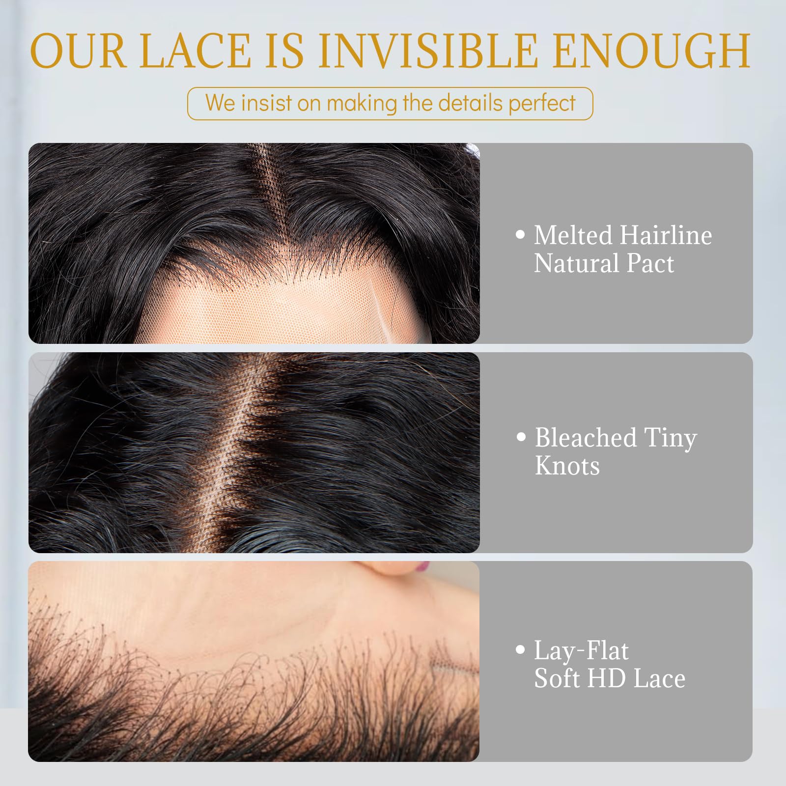 Glueless Curly Bob Wig Human Hair 13x4 HD Lace, Deep Wave, Pre-Plucked, Natural Look