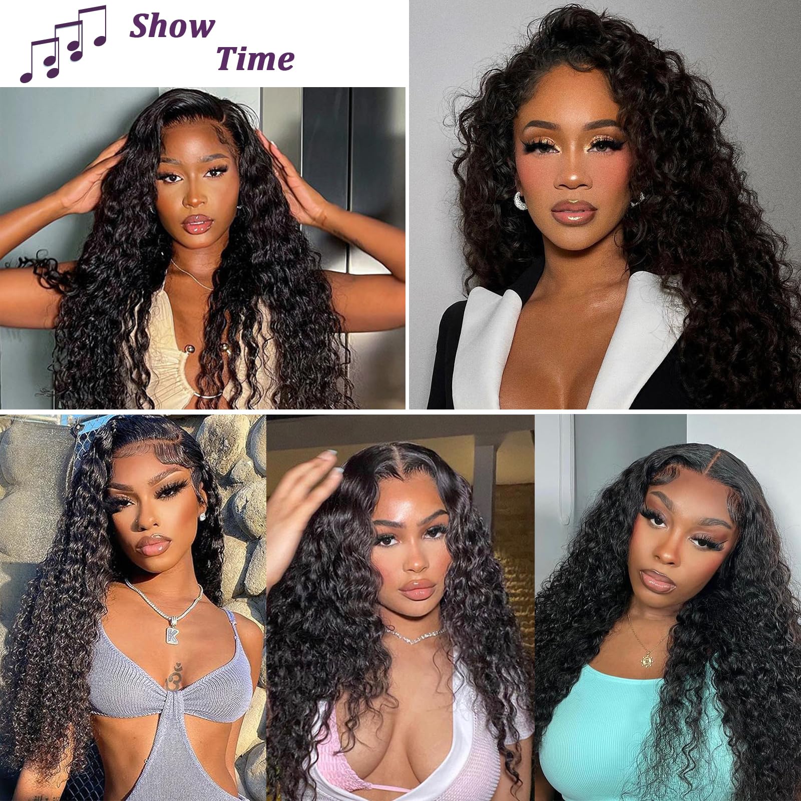 {16A 3Pcs}100% Unprocessed Vietnamese Water Curly Human Hair Bundles