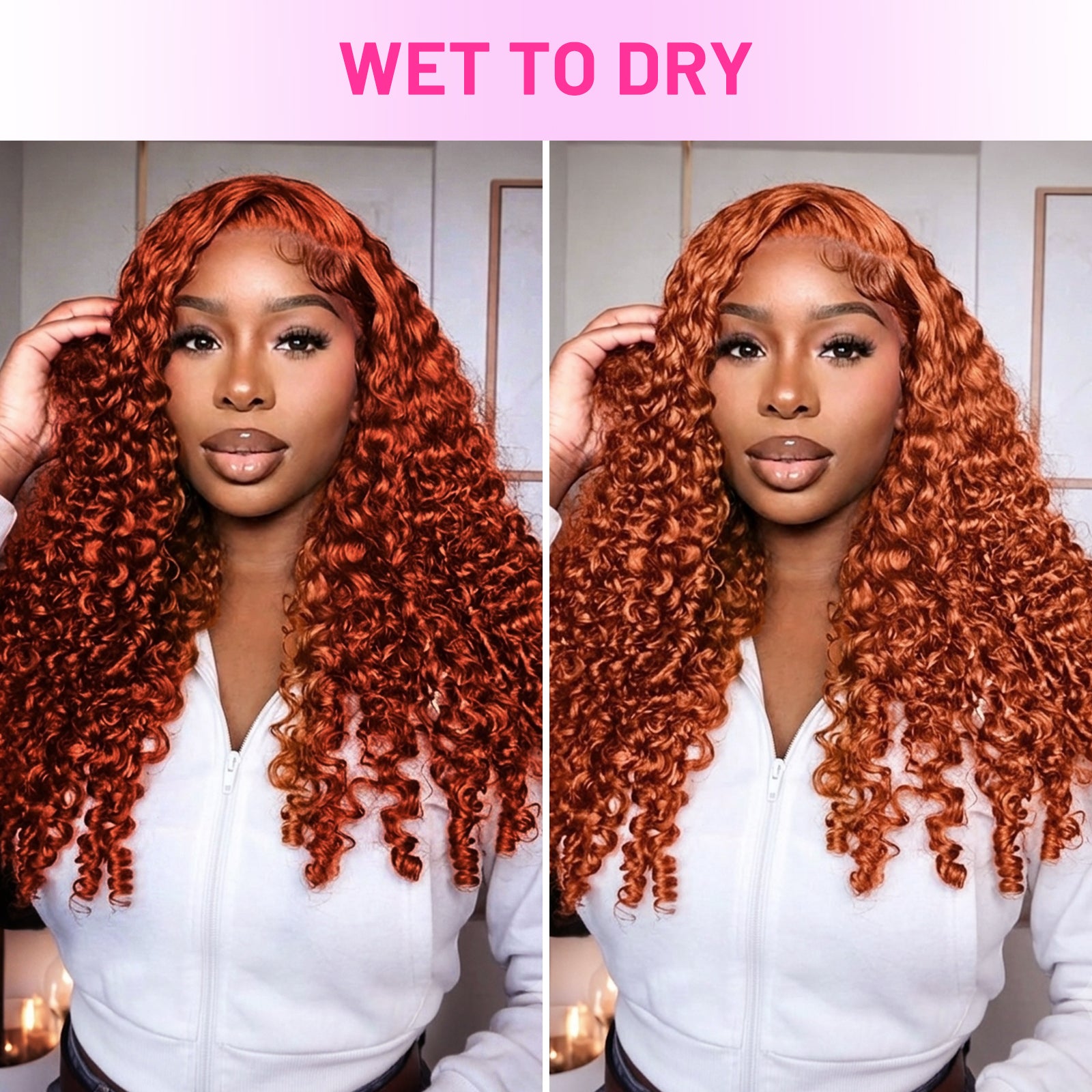 VALLBEST Ginger Burmese Curly Crochet Human Hair | Miracle Knots