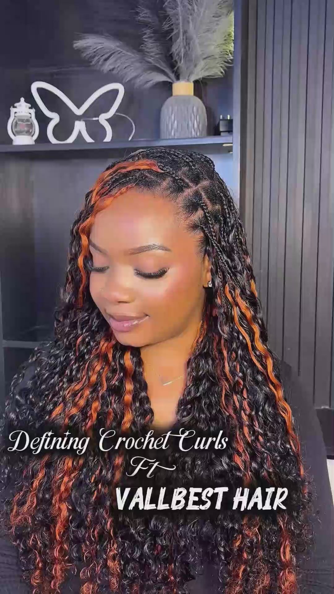 VALLBEST Pro-Mix Bundle Deal Burmese Curly Crochet Hair Natural Black + 1 Color