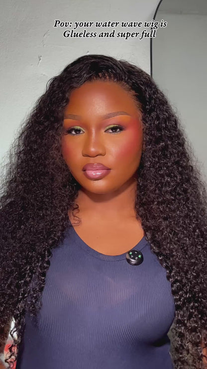 13x4 Water Wave Lace Front Wigs Human Hair